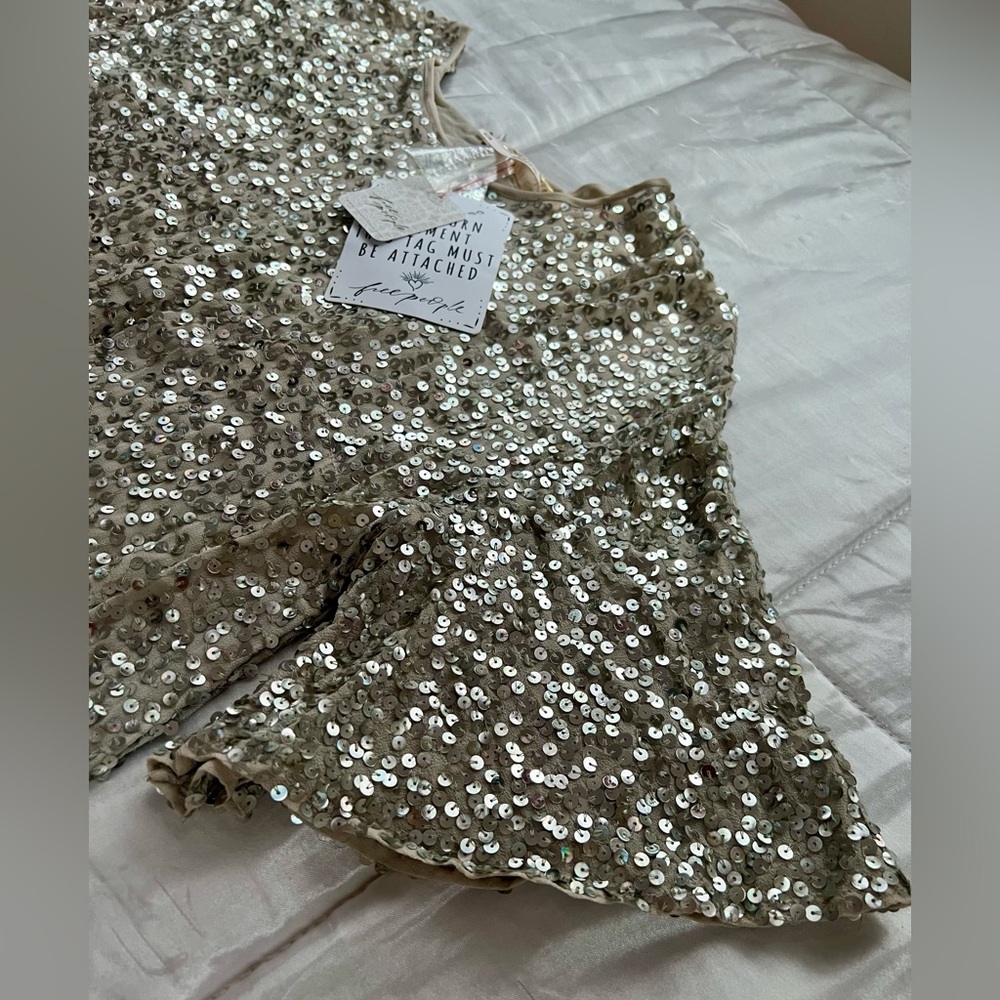 Jen’s Pirate Booty x Free People Sequin Mini Dress M - Picture 11 of 16